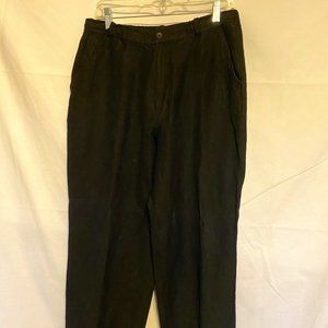 Alfani ~ Women's Wide Leg Black Linen Blend 4 pockets Inseam 29"  ~Size:  M